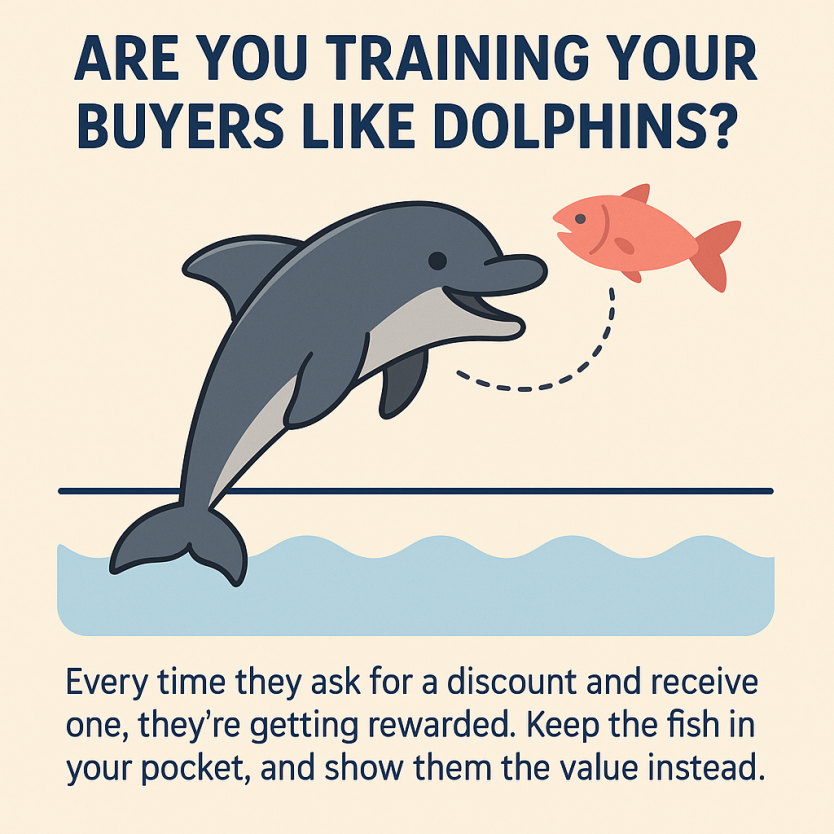 Are you training your buyers like dolphins?